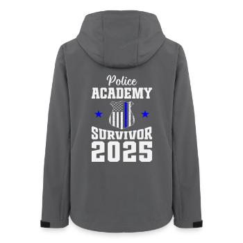Police des Survivants de l’Académie de Police 2025 - Veste softshell femme recyclée Stanley/Stella - charbon - Dos - AI Model Female 172 light (172cm)