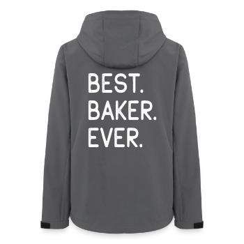 Meilleur Boulanger de tous les temps Bester Bäcker Aller Zeiten - Veste softshell femme recyclée Stanley/Stella - charbon - Dos - AI Model Female 172 light (172cm)