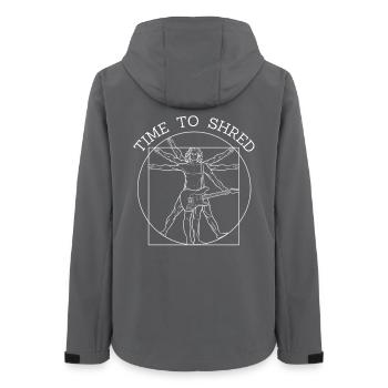 Vitruvian Shred Guitar | Buy guitar, concert - Women’s Recycled Softshell Jacket by Stanley/Stella - anthracite - Back - AI Model Female 172 light (172cm)