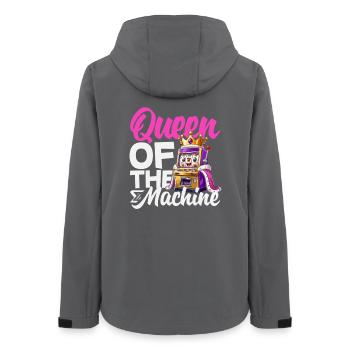 Königin Der Spielautomaten Casino Jackpot Vegas - Frauen Recycelte Softshelljacke von Stanley/Stella - Anthrazit - Hinten - AI Model Female 172 light (172cm)
