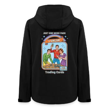 Encore un paquet, je te jure, carte à collectionner - Veste softshell femme recyclée Stanley/Stella - noir - Dos - AI Model Female 172 light (172cm)