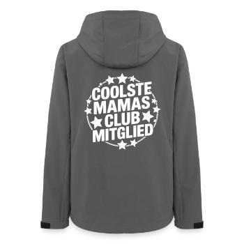 Coolste Mamas Club Mitglied - Frauen Recycelte Softshelljacke von Stanley/Stella - Anthrazit - Hinten - AI Model Female 172 light (172cm)
