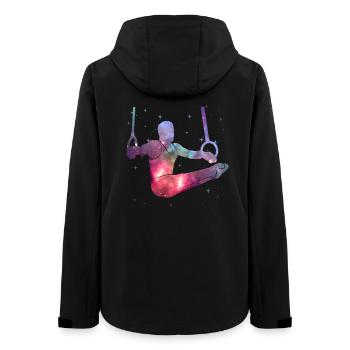 Gymnastics Gymnastics Ring Gymnastics Space Gymnastics - Women’s Recycled Softshell Jacket by Stanley/Stella - black - Back - AI Model Female 172 light (172cm)