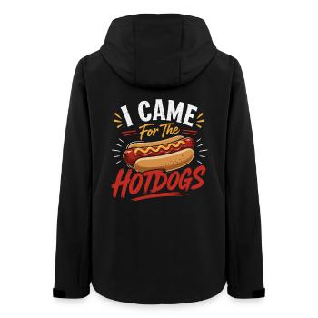 Glizzy Gobbler Wurst Brötchen Snack Humor - Frauen Recycelte Softshelljacke von Stanley/Stella - Schwarz - Hinten - AI Model Female 172 light (172cm)