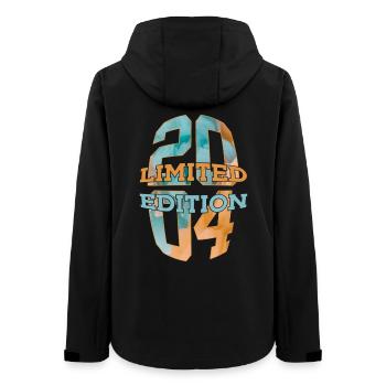 LIMITED EDITION 2004 22 YEARS 22ND BIRTHDAY - Women’s Recycled Softshell Jacket by Stanley/Stella - black - Back - AI Model Female 172 light (172cm)