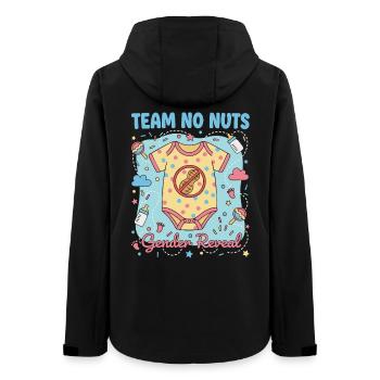 Équipe de révélation du sexe No Nuts Baby shower Maman Papa - Veste softshell femme recyclée Stanley/Stella - noir - Dos - AI Model Female 172 light (172cm)