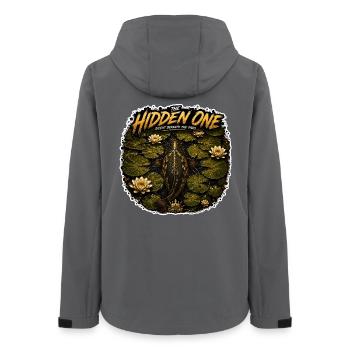 The Hidden One Carp Fishing Design - Women’s Recycled Softshell Jacket by Stanley/Stella - anthracite - Back - AI Model Female 172 light (172cm)
