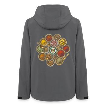 Marokkaner Marokko Marokkanerin Gewürze - Frauen Recycelte Softshelljacke von Stanley/Stella - Anthrazit - Hinten - AI Model Female 172 light (172cm)