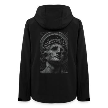 Heilige Ruine: Der unbekannte Märtyrer - Frauen Recycelte Softshelljacke von Stanley/Stella - Schwarz - Hinten - AI Model Female 172 light (172cm)