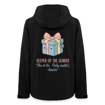 Révélation du sexe : Gardien du genre Elle ou il - Veste softshell femme recyclée Stanley/Stella - noir - Dos - AI Model Female 172 light (172cm)