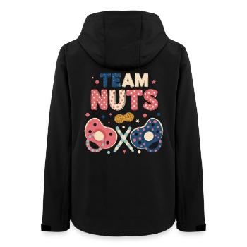 Révélation du sexe Team Nuts Baby Shower Bébé Genre - Veste softshell femme recyclée Stanley/Stella - noir - Dos - AI Model Female 172 light (172cm)