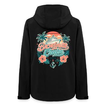Bachelorette Cruise 2026 - Frauen Recycelte Softshelljacke von Stanley/Stella - Schwarz - Hinten - AI Model Female 172 light (172cm)