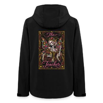 Das Lehrer-Karten-Feenkern-Skelett - Frauen Recycelte Softshelljacke von Stanley/Stella - Schwarz - Hinten - AI Model Female 172 light (172cm)