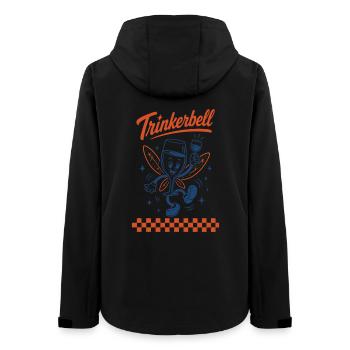 Wein Trinkerbell Weinfest Weinliebhaber - Frauen Recycelte Softshelljacke von Stanley/Stella - Schwarz - Hinten - AI Model Female 172 light (172cm)
