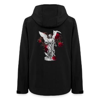 Gothic Romance Todesengel - Hoodie Shirt - Frauen Recycelte Softshelljacke von Stanley/Stella - Schwarz - Hinten - AI Model Female 172 light (172cm)