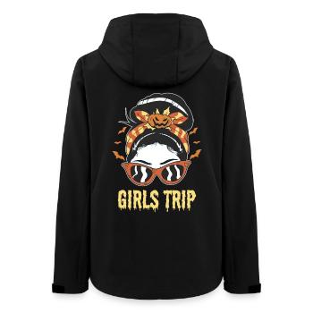 Girls Trip Halloween Kostüm Halloween-Party Hexen - Frauen Recycelte Softshelljacke von Stanley/Stella - Schwarz - Hinten - AI Model Female 172 light (172cm)