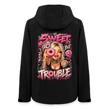 Sweet Trouble Donut Glam - Frauen Recycelte Softshelljacke von Stanley/Stella - Schwarz - Hinten - AI Model Female 172 light (172cm)