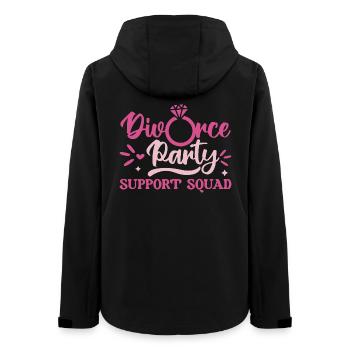 Scheidungsparty, Freundinnen, Trennung, geschiedenes Paar - Frauen Recycelte Softshelljacke von Stanley/Stella - Schwarz - Hinten - AI Model Female 172 light (172cm)