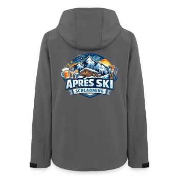 Après Ski Schladming - Veste softshell femme recyclée Stanley/Stella - charbon - Dos - AI Model Female 172 light (172cm)