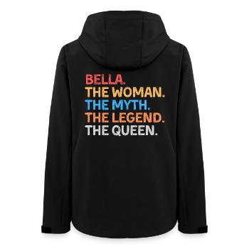 Bella Die Frau Der Mythos Die Legende Die Königin - Frauen Recycelte Softshelljacke von Stanley/Stella - Schwarz - Hinten - AI Model Female 172 light (172cm)