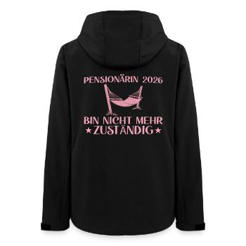 Chaise longue pour retraité 2026 - Plus responsable - Veste softshell femme recyclée Stanley/Stella - noir - Dos - AI Model Female 172 light (172cm)