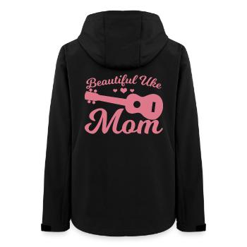Uke Mama - Veste softshell femme recyclée Stanley/Stella - noir - Dos - AI Model Female 172 light (172cm)
