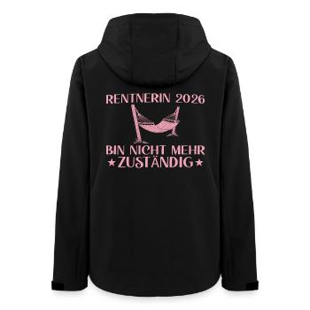 Chaise longue longue pour retraité 2026 - Plus responsable - Veste softshell femme recyclée Stanley/Stella - noir - Dos - AI Model Female 172 light (172cm)