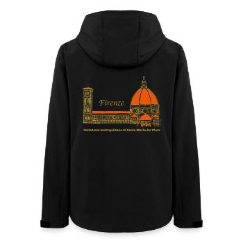 Florence Cathédrale Santa Maria del Fiore - Veste softshell femme recyclée Stanley/Stella - noir - Dos - AI Model Female 172 light (172cm)