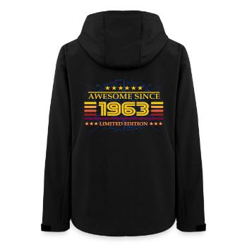 Awesome since 1963 Limited Edition - Frauen Recycelte Softshelljacke von Stanley/Stella - Schwarz - Hinten - AI Model Female 172 light (172cm)