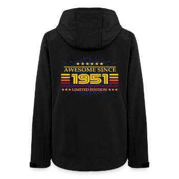 Awesome since 1951 Limited Edition - Frauen Recycelte Softshelljacke von Stanley/Stella - Schwarz - Hinten - AI Model Female 172 light (172cm)