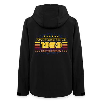 Awesome since 1959 Limited Edition - Frauen Recycelte Softshelljacke von Stanley/Stella - Schwarz - Hinten - AI Model Female 172 light (172cm)