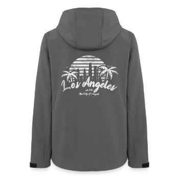 Los Angeles Sunset - Frauen Recycelte Softshelljacke von Stanley/Stella - Anthrazit - Hinten - AI Model Female 172 light (172cm)