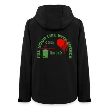 Remplissez votre vie d’énergie - Veste softshell femme recyclée Stanley/Stella - noir - Dos - AI Model Female 172 light (172cm)