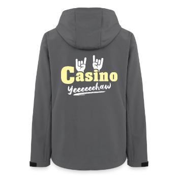 Joueur de casino - Veste softshell femme recyclée Stanley/Stella - charbon - Dos - AI Model Female 172 light (172cm)