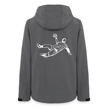Handball garçon - Veste softshell femme recyclée Stanley/Stella - charbon - Dos - AI Model Female 172 light (172cm)