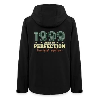 1999 - Frauen Recycelte Softshelljacke von Stanley/Stella - Schwarz - Hinten - AI Model Female 172 light (172cm)