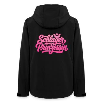 Schlagerprinzessin - Schlager Prinzessin - Women’s Recycled Softshell Jacket by Stanley/Stella - black - Back - AI Model Female 172 light (172cm)
