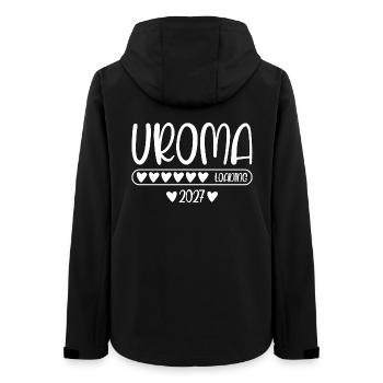 Uroma 2027 loading - Frauen Recycelte Softshelljacke von Stanley/Stella - Schwarz - Hinten - AI Model Female 172 light (172cm)