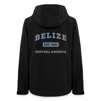 Belize Mittelamerika Est. 1492 - Frauen Recycelte Softshelljacke von Stanley/Stella - Schwarz - Hinten - AI Model Female 172 light (172cm)