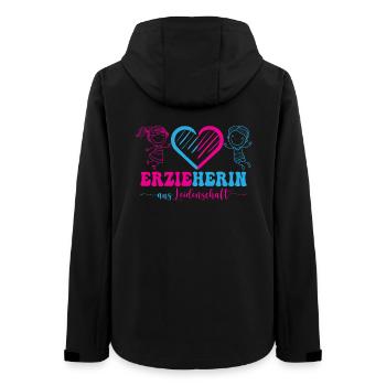 Éducateur Maternelle Garderie Profession Enseignant de maternelle - Veste softshell femme recyclée Stanley/Stella - noir - Dos - AI Model Female 172 light (172cm)