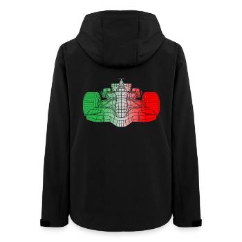 Italy Racing Cars - Women’s Recycled Softshell Jacket by Stanley/Stella - black - Back - AI Model Female 172 light (172cm)
