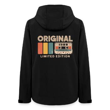 Original 1980 Anniversaire 1980 Cadeau 1980 Retro - Veste softshell femme recyclée Stanley/Stella - noir - Dos - AI Model Female 172 light (172cm)