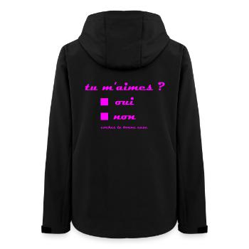 tu_m geliebt - Frauen Recycelte Softshelljacke von Stanley/Stella - Schwarz - Hinten - AI Model Female 172 light (172cm)