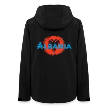 Albanie - Veste softshell femme recyclée Stanley/Stella - noir - Dos - AI Model Female 172 light (172cm)