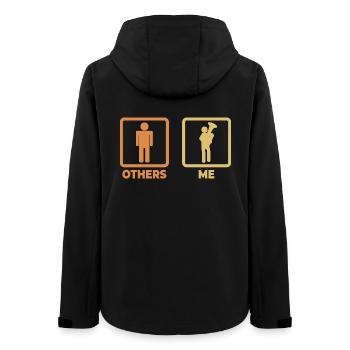 Figurines Tuba Stick - Veste softshell femme recyclée Stanley/Stella - noir - Dos - AI Model Female 172 light (172cm)