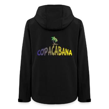Copacabana - Frauen Recycelte Softshelljacke von Stanley/Stella - Schwarz - Hinten - AI Model Female 172 light (172cm)