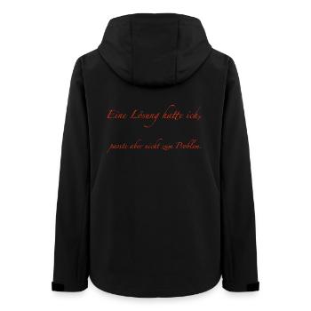 J’avais une solution - Veste softshell femme recyclée Stanley/Stella - noir - Dos - AI Model Female 172 light (172cm)
