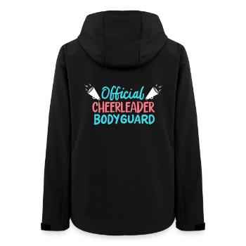 Official Cheerleader Bodyguard - Women’s Recycled Softshell Jacket by Stanley/Stella - black - Back - AI Model Female 172 light (172cm)
