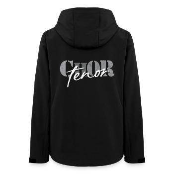 Chorus Tenor - Women’s Recycled Softshell Jacket by Stanley/Stella - black - Back - AI Model Female 172 light (172cm)