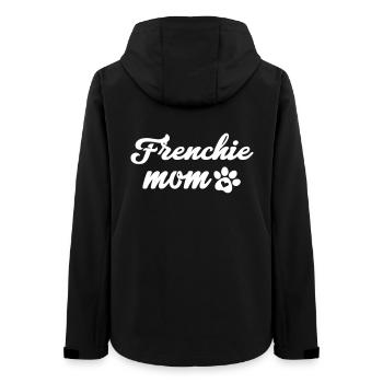 Frenchie Mom - Frauen Recycelte Softshelljacke von Stanley/Stella - Schwarz - Hinten - AI Model Female 172 light (172cm)